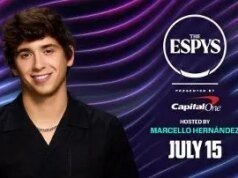 Marcello Hernández apresentará 2026 ESPYs na ABC e ESPN +