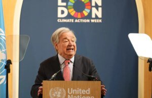 Semana de Ação Climática de Londres frustrada pelas mudanças climáticas