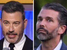 Jimmy Kimmel perdeu completamente o controle com esta postagem de lua de mel de Donald Trump Jr.