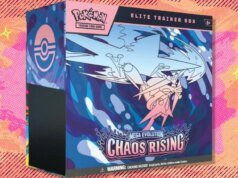 A Pokémon TCG Chaos Rising Elite Trainer Box está de volta por menos de US$ 100 na Amazon. Economize $ 20 agora.