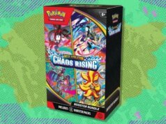 Adquira o pacote Pokémon TCG Chaos Rising Booster por menos de US$ 50 na Amazon