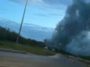 Incêndio na Tata Steel ‘torna o céu preto’ enquanto as pessoas são orientadas a ficar em casa