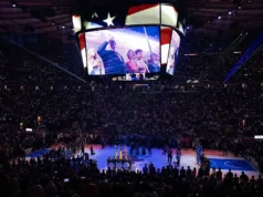 Trump vaiado em Nova York ao se tornar o primeiro presidente dos EUA a participar das finais da NBA